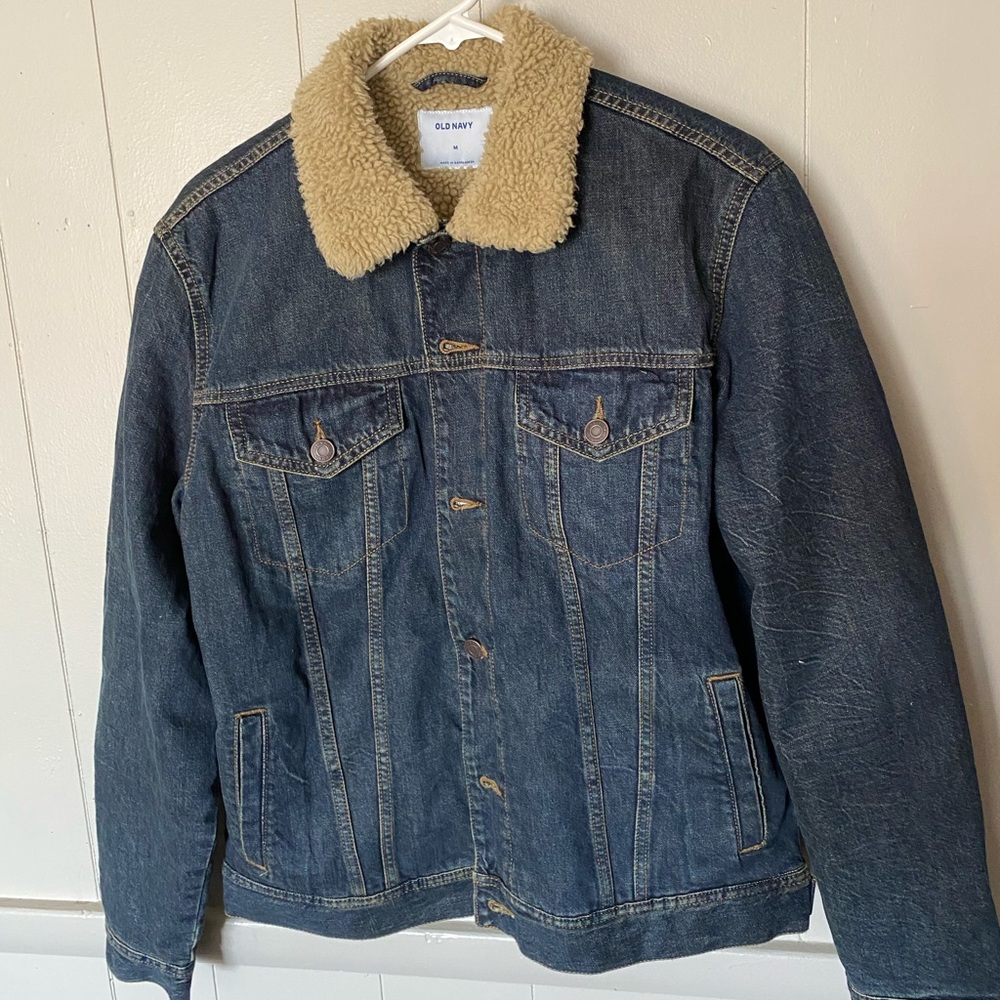 Sherpa denim jacket